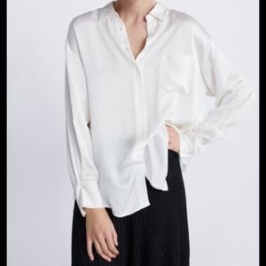 Zara Satin Top